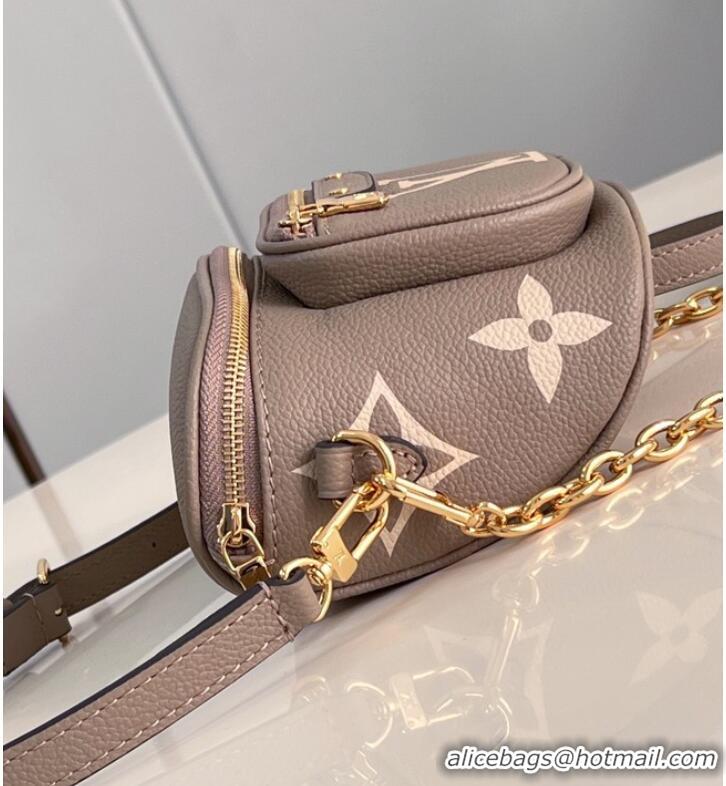 Buy Luxurious Louis Vuitton Mini Bumbag M82335 Tourterelle Gray & Cream