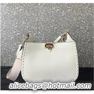 Best Grade VALENTINO GARAVANI Loco Calf leather bag 0042 White