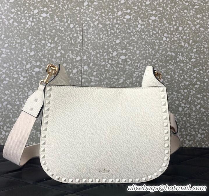 Best Grade VALENTINO GARAVANI Loco Calf leather bag 0042 White