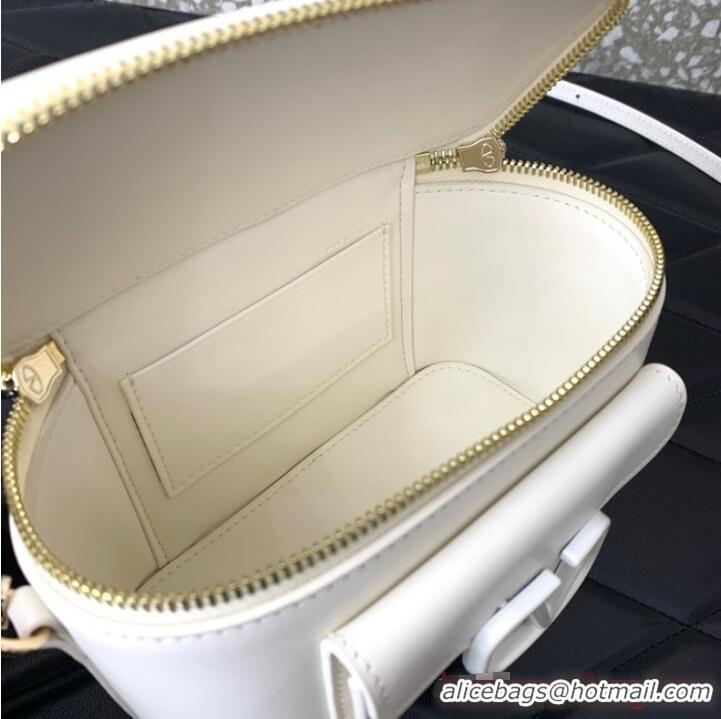 Top Quality VALENTINO Mini LOCO calfskin box bag HT098 WHITE