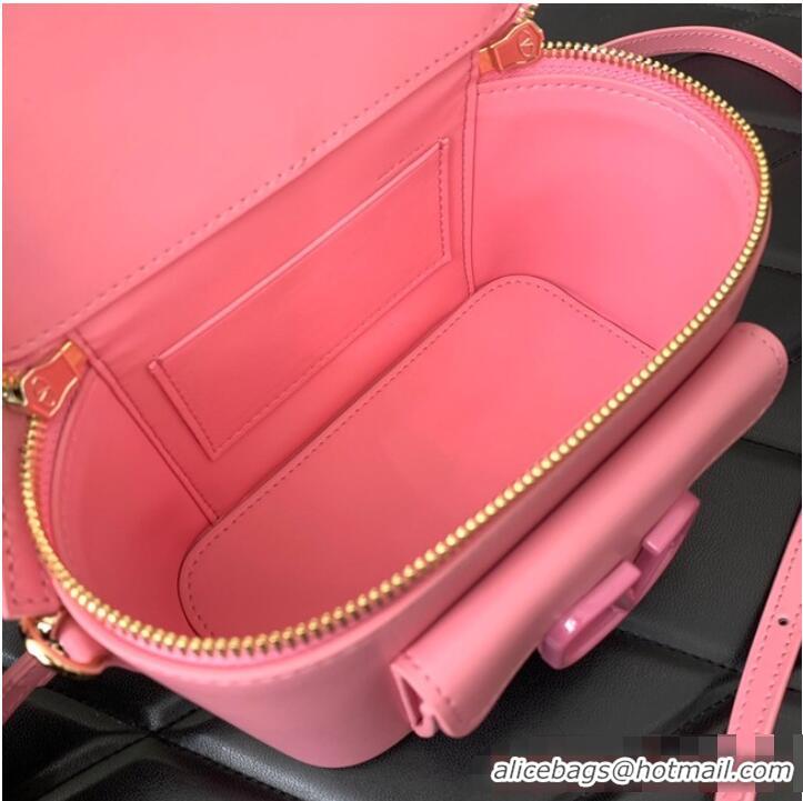 Top Quality VALENTINO Mini LOCO calfskin box bag HT098 PINK