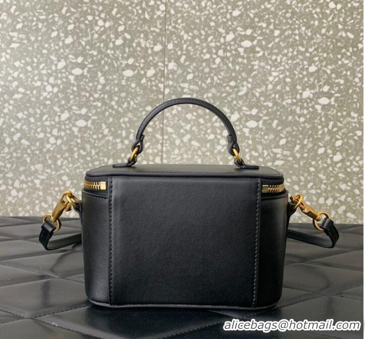 Grade Quality VALENTINO Mini LOCO calfskin box bag HT098 BLACK