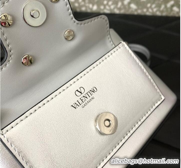 New Fashion VALENTINO Mini LOCO calfskin box bag HT098 Silver