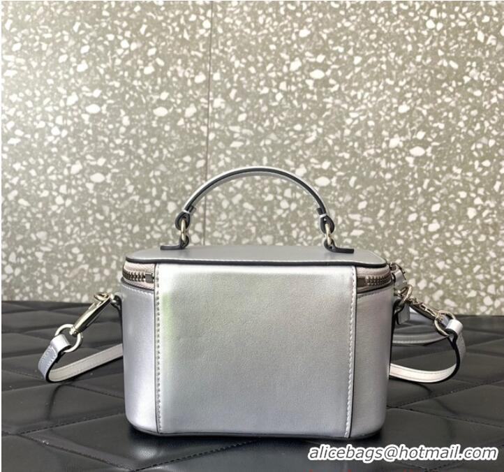 New Fashion VALENTINO Mini LOCO calfskin box bag HT098 Silver