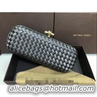 New Cheap Bottega Veneta Stretch Box Knot Silk Woven Bag BV8651 Dark Grey 2023