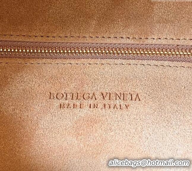 Discount Price Bottega Veneta Large Hop Hobo Bag Intrecciato 763970 Suede Tan Brown 2023