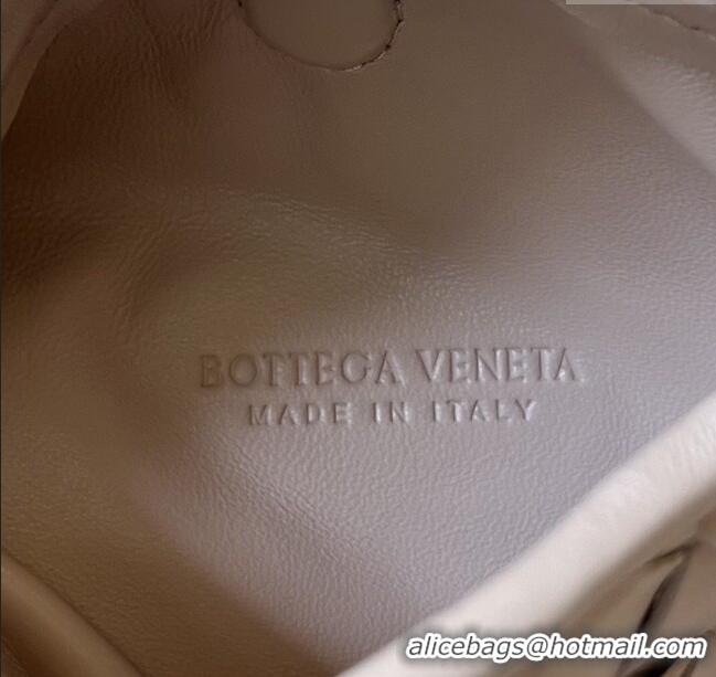 Best Price Bottega Veneta Mini Wallace Hobo Bag in Intrecciato Leather 754443 Lotus Pink 2023