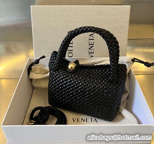 Buy Discount Bottega Veneta Mini Tosca Bag in Intrecciato Leather 776755 Black 2023