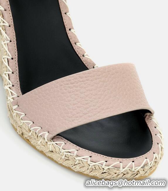 ​Best Price Valentino Rockstud Grainy Calfskin Wedge Sandal 105mm For Women V2013