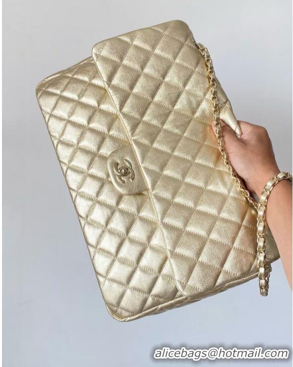 Low Cost Design Chanel LARGE 2.55 HANDBAG AS4661 Gold