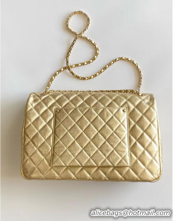 Low Cost Design Chanel LARGE 2.55 HANDBAG AS4661 Gold