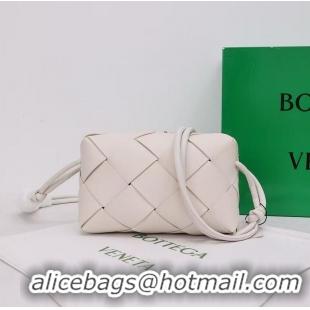 Buy Inexpensive Bottega Veneta Small Cassette Camera Bag 709417 White