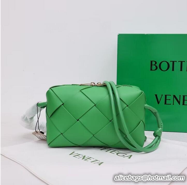 Buy Discount Bottega Veneta Small Cassette Camera Bag 709417 Dark Green