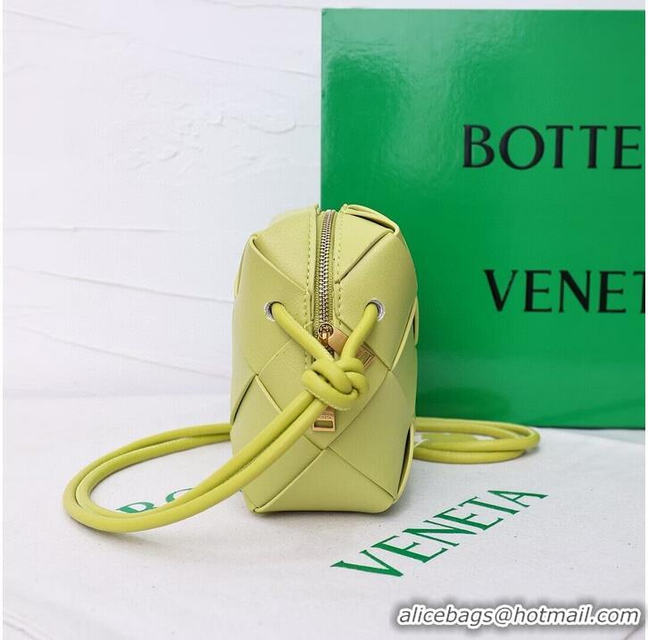 Affordable Price Bottega Veneta Mini Cassette Camera Bag 701915 Lemon