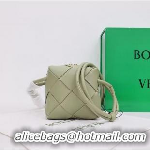 Reasonable Price Bottega Veneta Mini Cassette Camera Bag 701915 Light Green