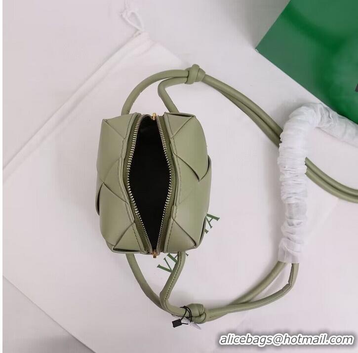 Reasonable Price Bottega Veneta Mini Cassette Camera Bag 701915 Light Green