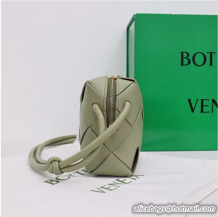 Reasonable Price Bottega Veneta Mini Cassette Camera Bag 701915 Light Green