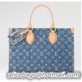 New Fashion Louis Vuitton OnTheGo MM M46871 Denim Blue