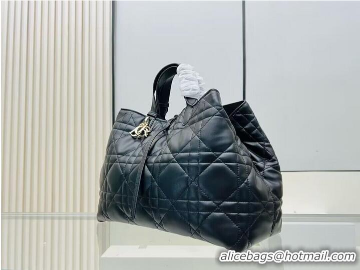 Most Popular Dior Toujours Original Leather large Bag 9936 Black