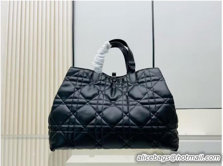 Most Popular Dior Toujours Original Leather large Bag 9936 Black