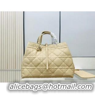 Buy Fashionable Dior Toujours Original Leather large Bag 9936 Apricot