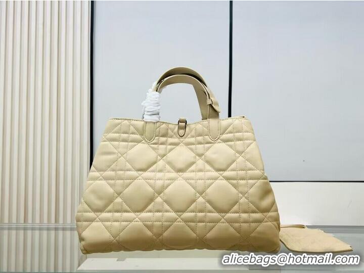 Buy Fashionable Dior Toujours Original Leather large Bag 9936 Apricot