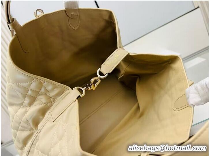 Buy Fashionable Dior Toujours Original Leather large Bag 9936 Apricot