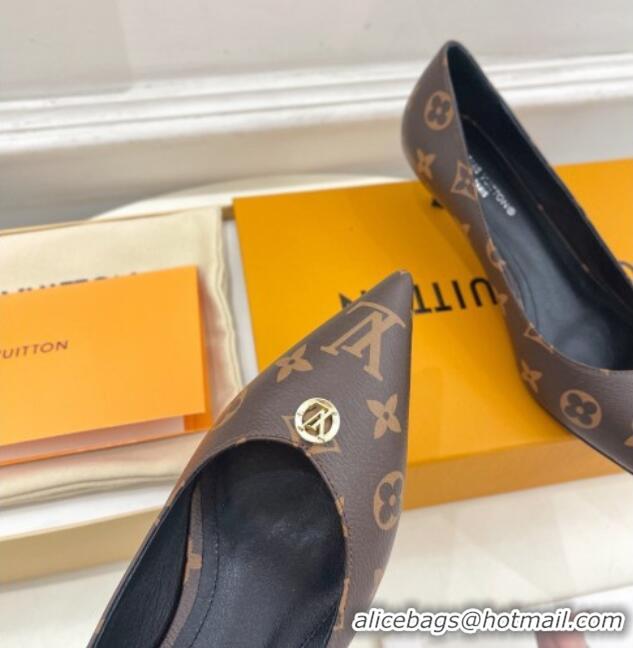 Fashion Louis Vuitton Stellar Pumps 4cm in Monogram Canvas 127012