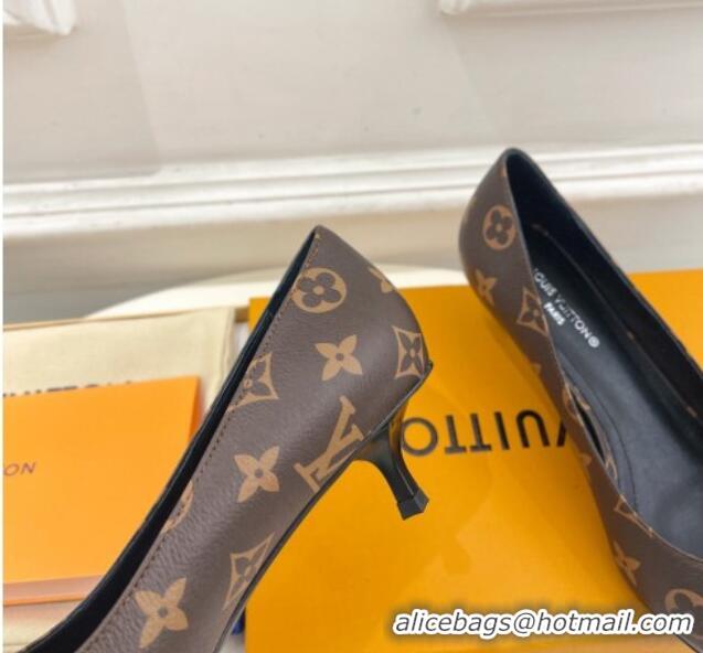 Fashion Louis Vuitton Stellar Pumps 4cm in Monogram Canvas 127012