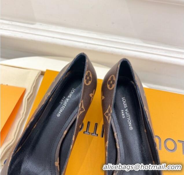 Fashion Louis Vuitton Stellar Pumps 4cm in Monogram Canvas 127012