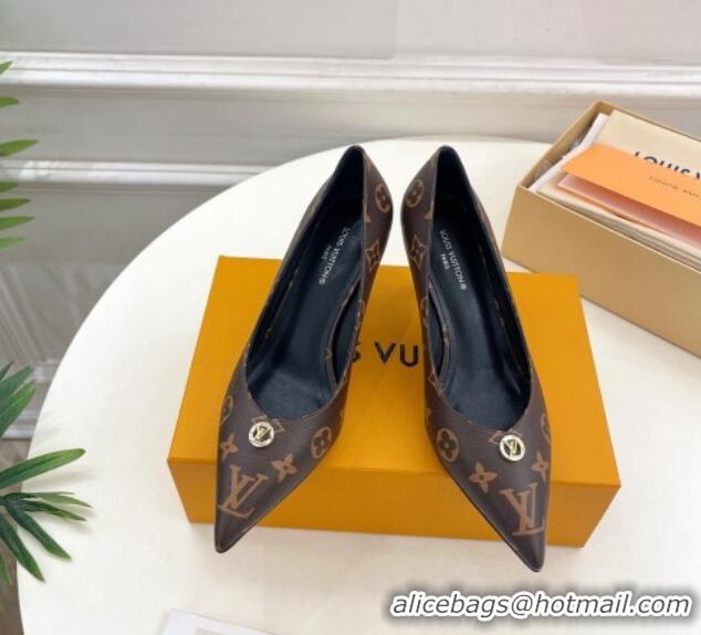 Top Grade Louis Vuitton Stellar Pumps 7cm in Monogram Canvas 127020