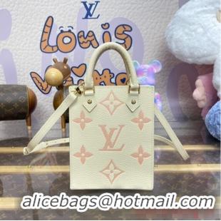 Reasonable Price Louis Vuitton Petit Sac Plat M81417 Pink