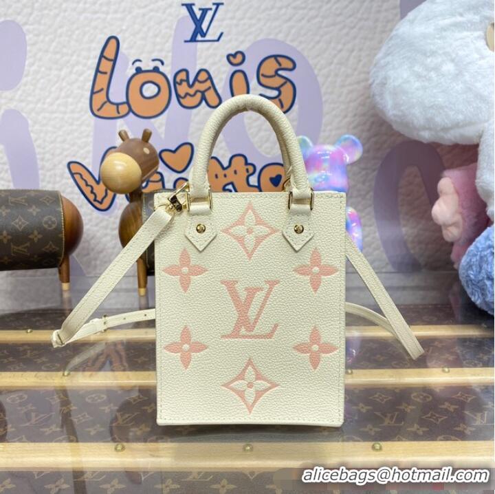 Reasonable Price Louis Vuitton Petit Sac Plat M81417 Pink