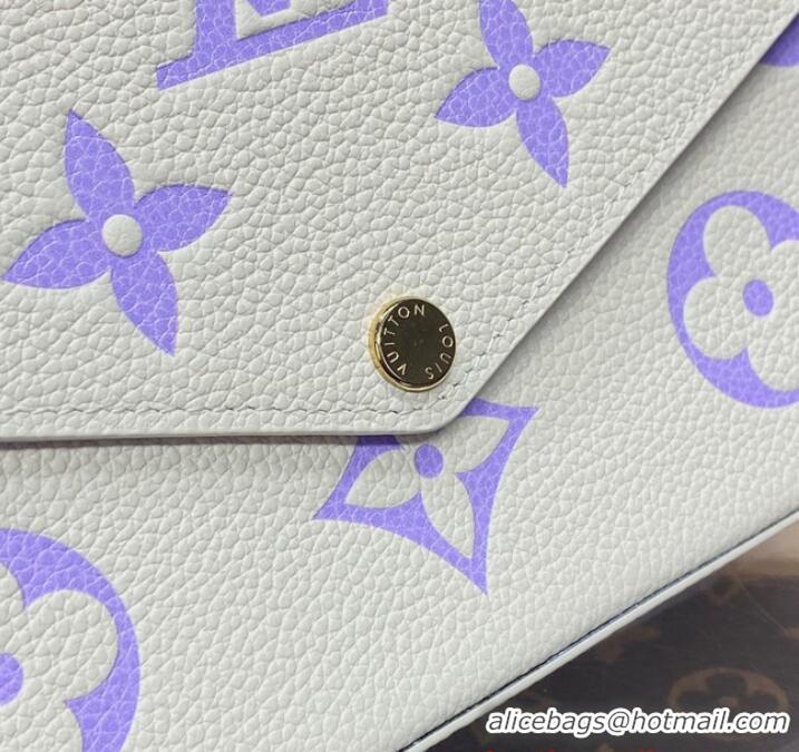 Buy Inexpensive Louis Vuitton Felicie Pochette M83025 Bubble Tea Mauve