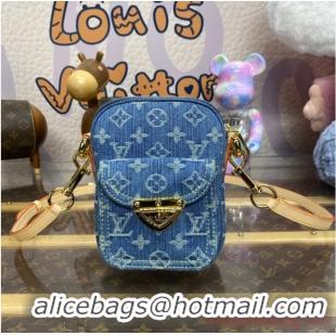 Buy Discount Louis Vuitton Fairfax Pochette M82948 Denim Blue