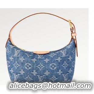 Traditional Discount Louis Vuitton Hills Pochette M82949 Denim Blue