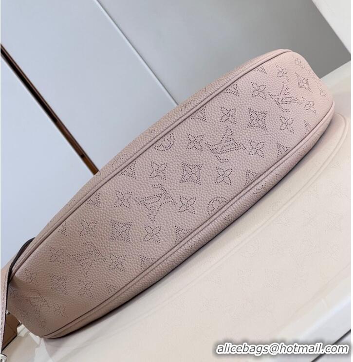 Top Quality Louis Vuitton Mahina Leather Baia MM M22822 Galet Gray