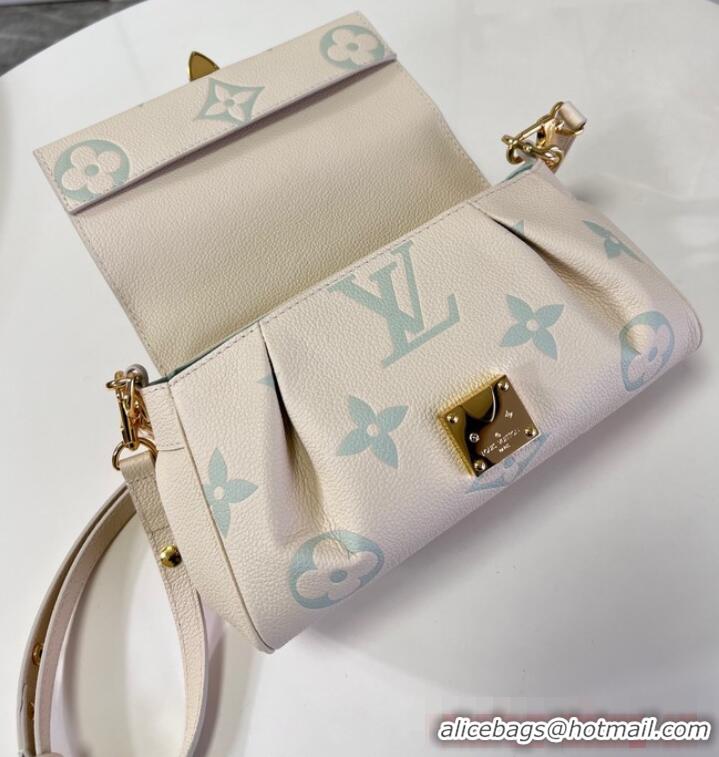 Top Quality Louis Vuitton Favorite M45813 Beige&Light blue