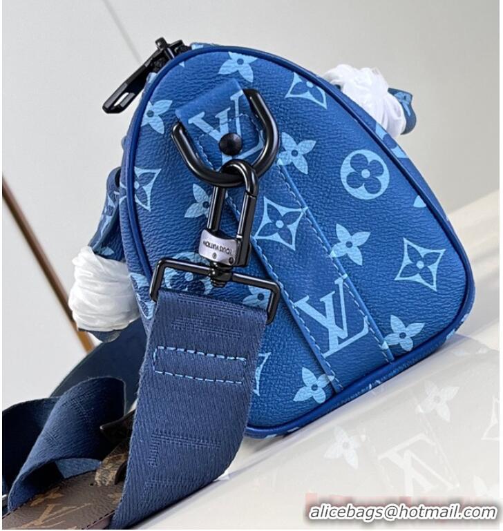 Well Crafted Louis Vuitton Keepall Bandouliere 25 M46803 Atlantic Blue