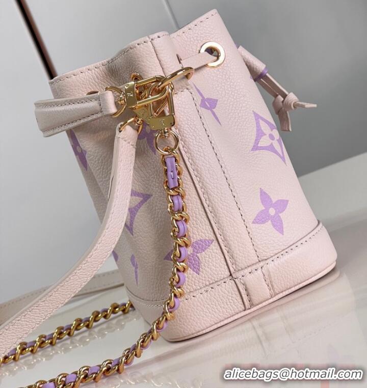 Top Design Louis Vuitton Nano Noe M81626 Bubble Tea Mauve