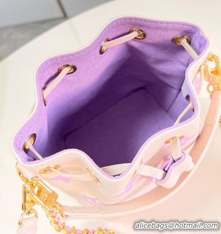 Top Design Louis Vuitton Nano Noe M81626 Bubble Tea Mauve