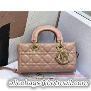 Reasonable Price Dior Small Lady D-Joy Bag Dark Pink Cannage Lambskin M0613