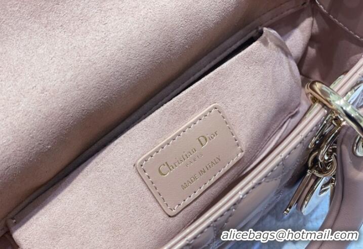 Reasonable Price Dior Small Lady D-Joy Bag Dark Pink Cannage Lambskin M0613