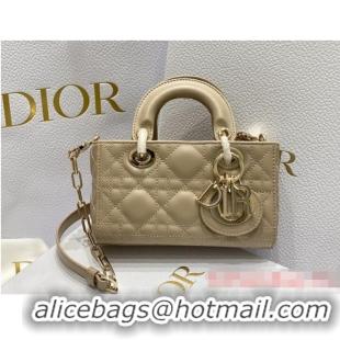 Reasonable Price Dior mini Lady D-Joy Bag Cannage Lambskin 9230 Apricot