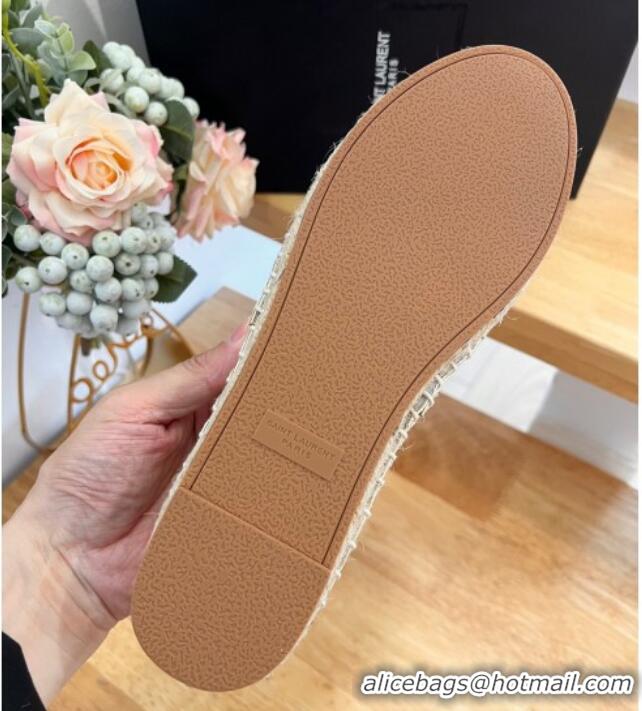 Purchase Saint Laurent YSL Espadrilles Flat in Lambskin Gold 125070