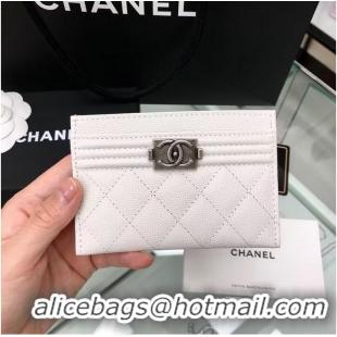 Super Quality Chanel card holder C86209 White