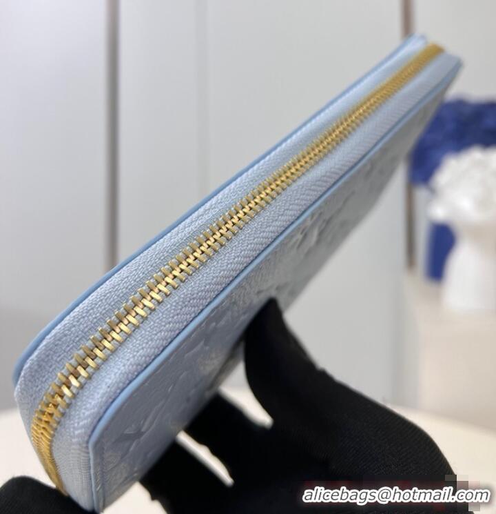 Reasonable Price Louis Vuitton Zippy Wallet M83225 Blue Hour