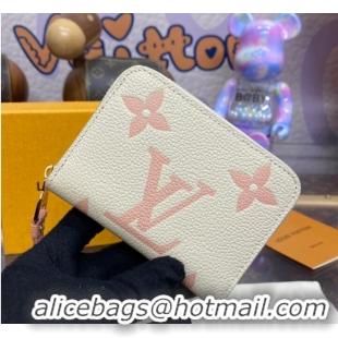 Famous Brand Louis Vuitton Zippy Coin Purse M60574 pink