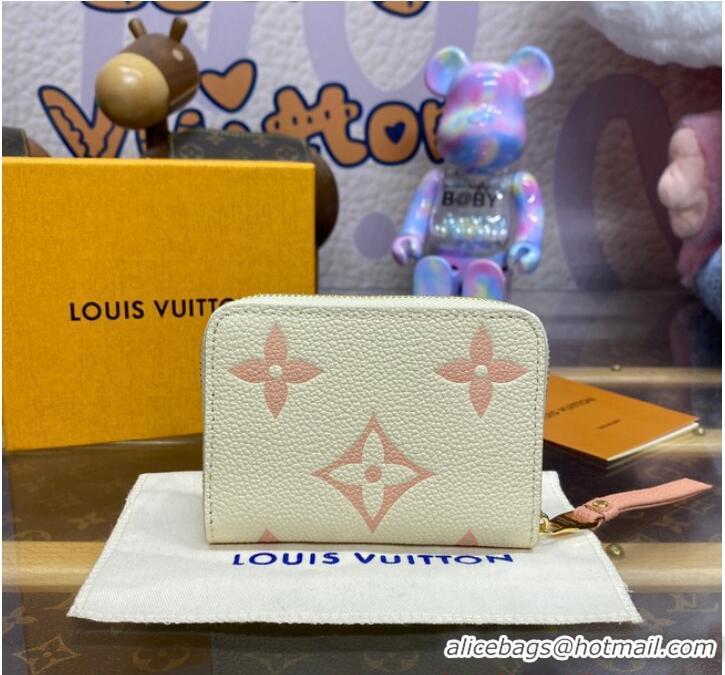 Famous Brand Louis Vuitton Zippy Coin Purse M60574 pink