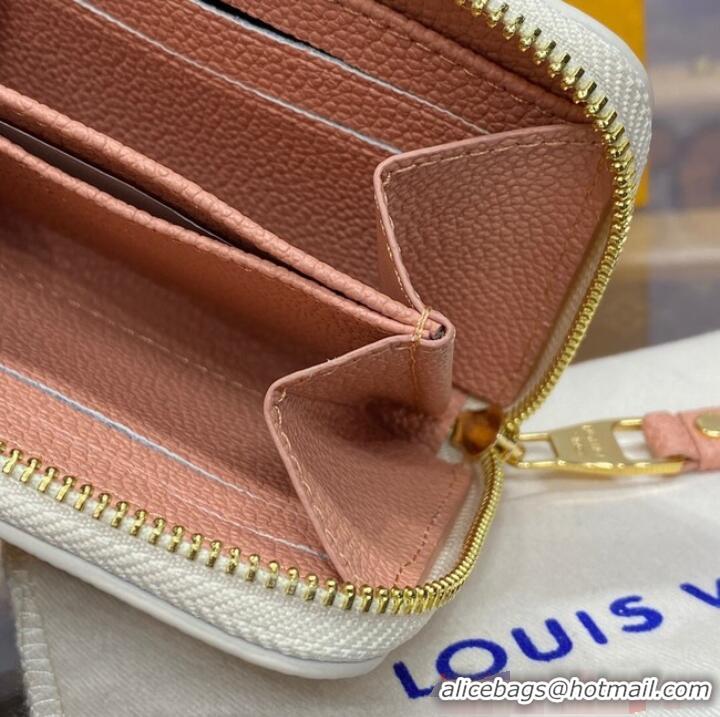 Famous Brand Louis Vuitton Zippy Coin Purse M60574 pink